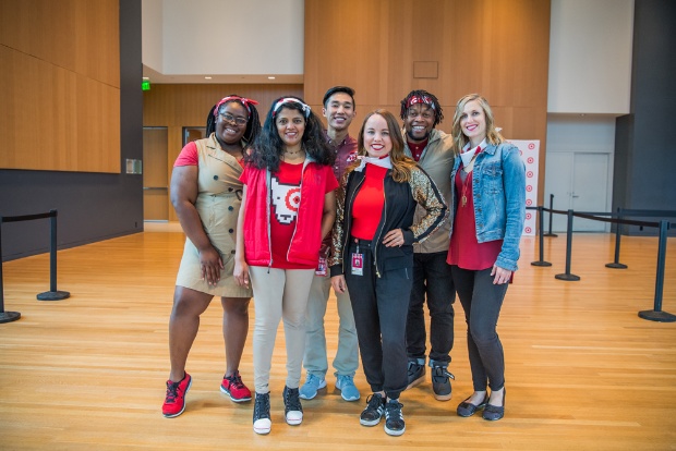 a group of people posing for a photo