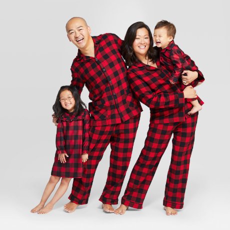 a group of people in pajamas