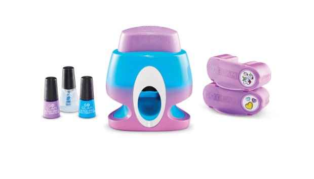 a group of different colored nail polish