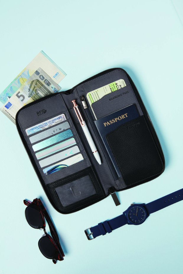 a black rectangular device with a cable attached to it