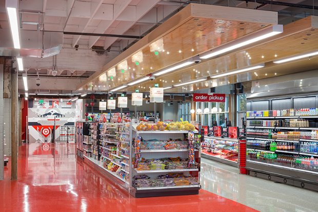 a store with shelves of food