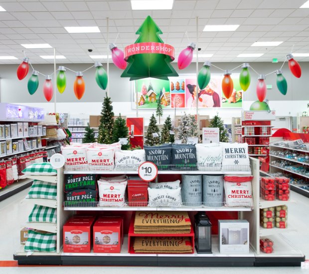 a store with a shelf of food